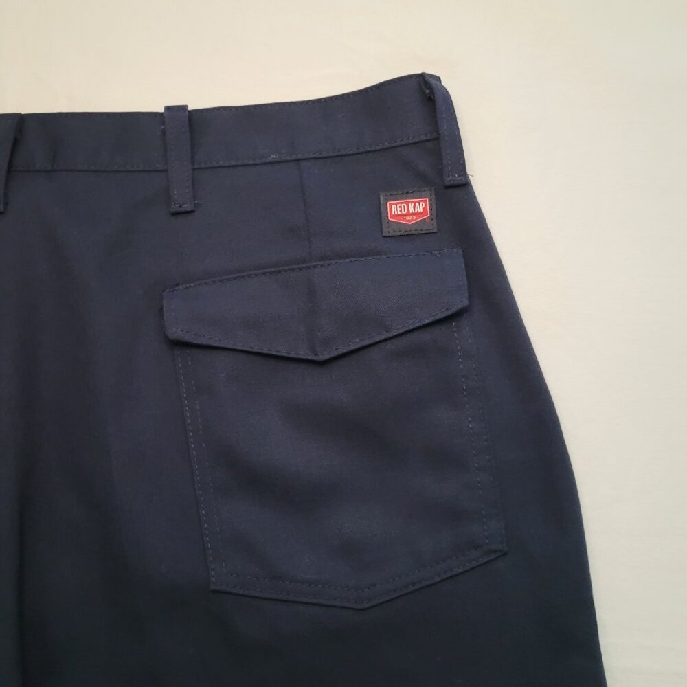 Red Kap Cargo Work Shorts Navy Blue Mens Size 36 Workwear Utility Skater - Picture 7 of 8